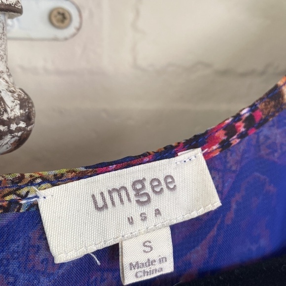 Umgee Boho dress boho hippie babydoll peasant tassel detail‎ lined - Picture 3 of 5